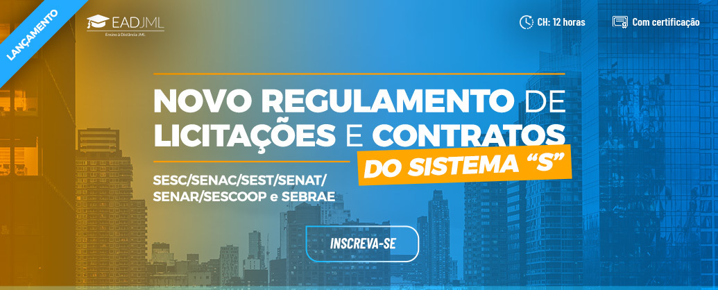 NOVO REGULAMENTO DE LICITAES E CONTRATOS DO SISTEMA S